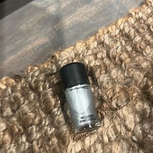 MAC Cosmetics Nail Lacquer in Front Silver